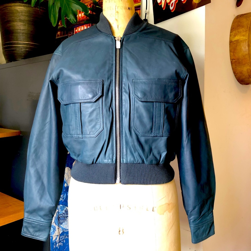 BLK DNM. Leather jacket original price $895.